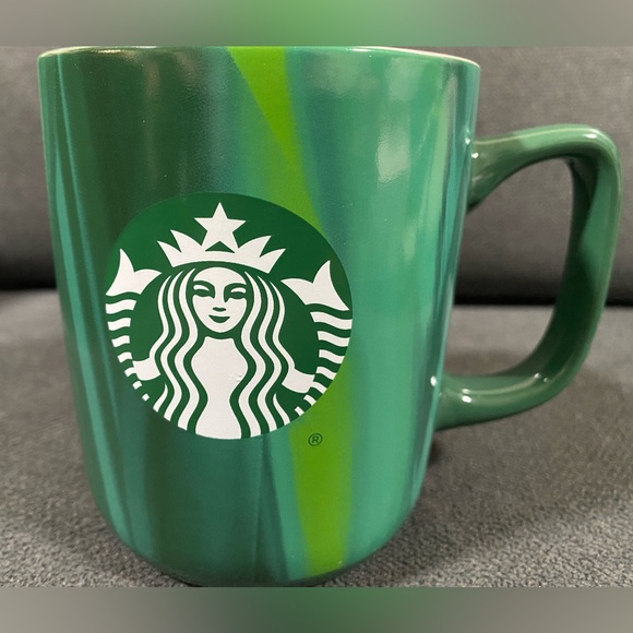 ⭐️Starbucks Cup Green Swirl Marble - Picture 9 of 9